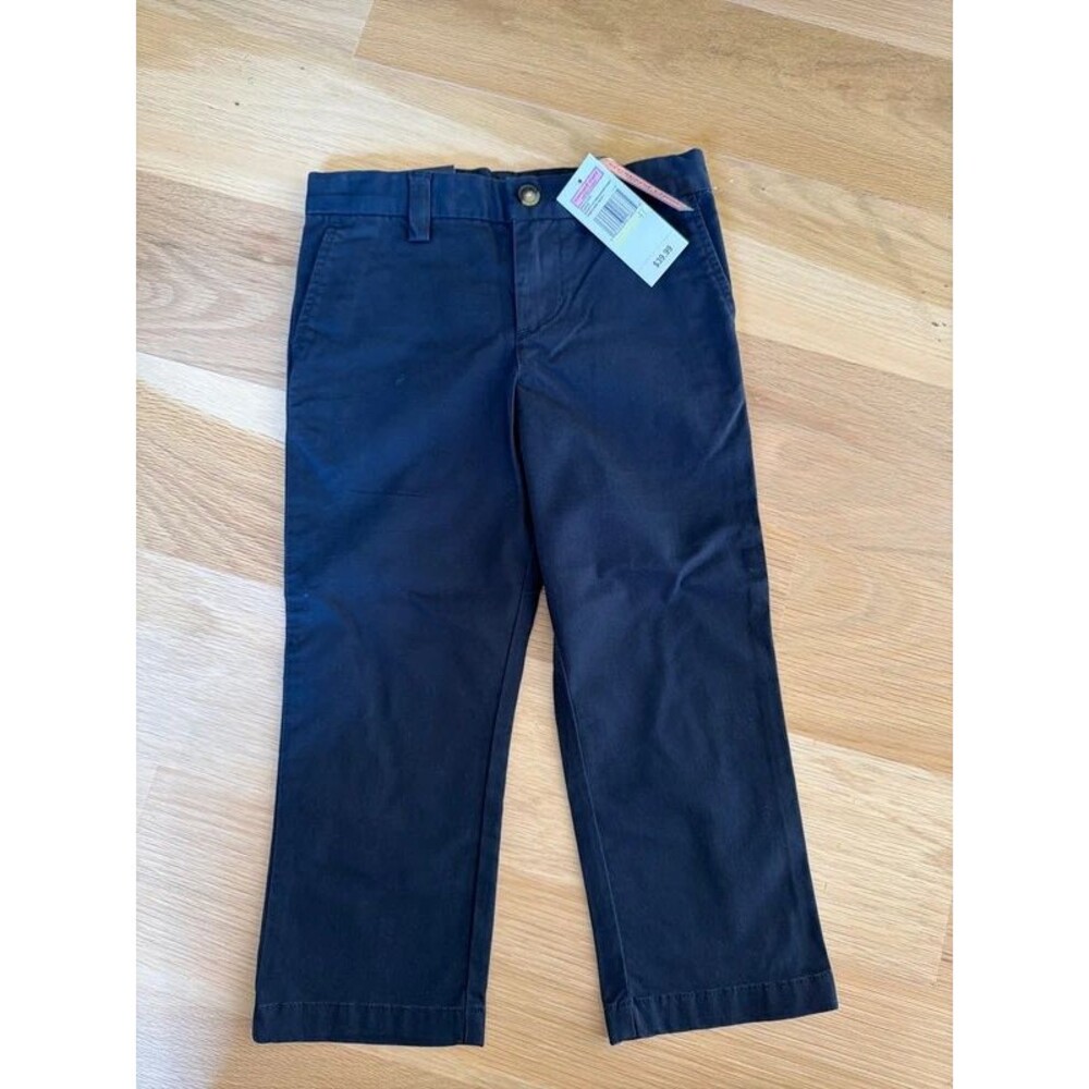 New Vineyard Vines boys navy breaker pants size 4 4T